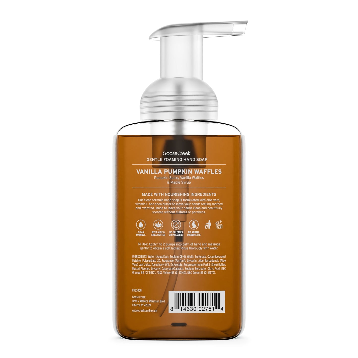 Vanilla Pumpkin Waffles Lush Foaming Hand Soap