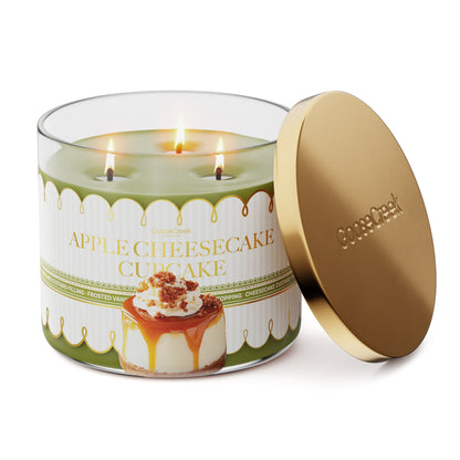 Apple Cheesecake Cupcake 3-Wick Candle