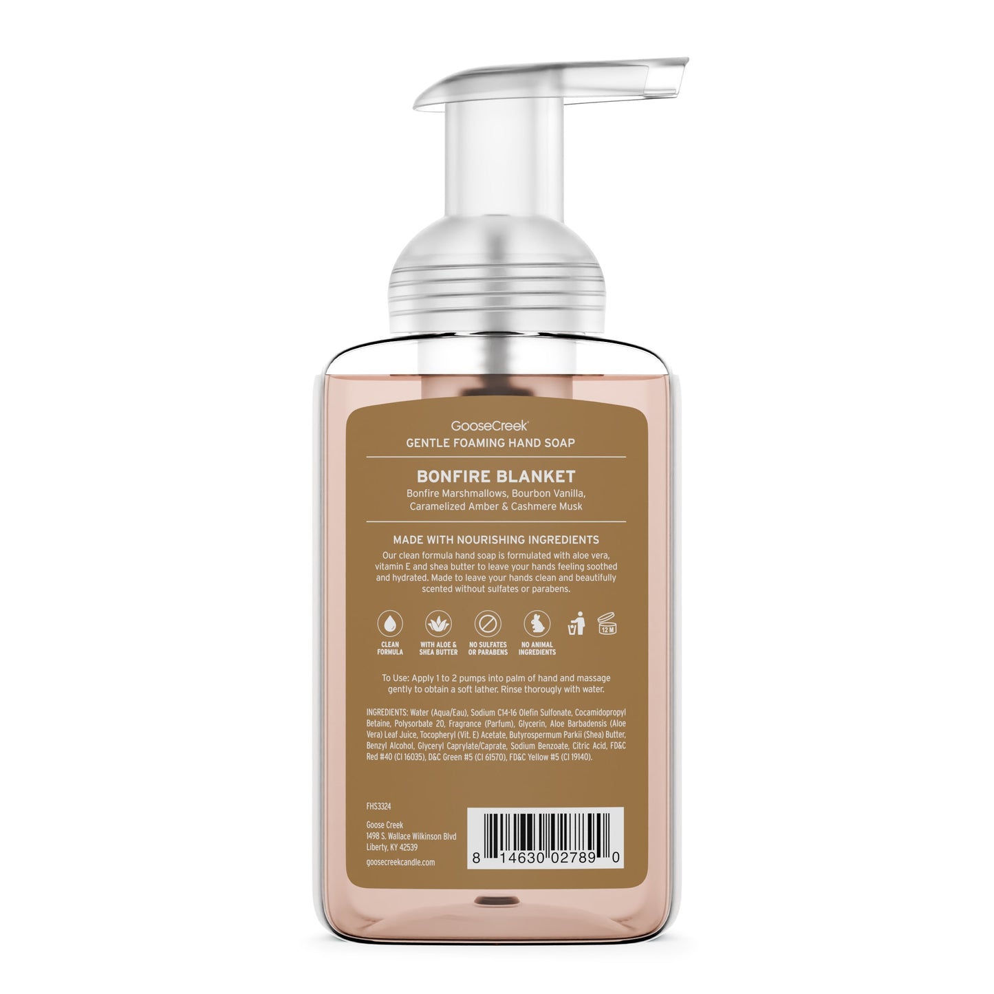 Bonfire Blanket Lush Foaming Hand Soap