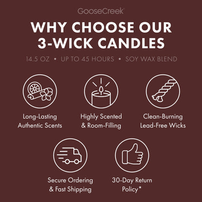 Bourbon Woods 3-Wick Candle