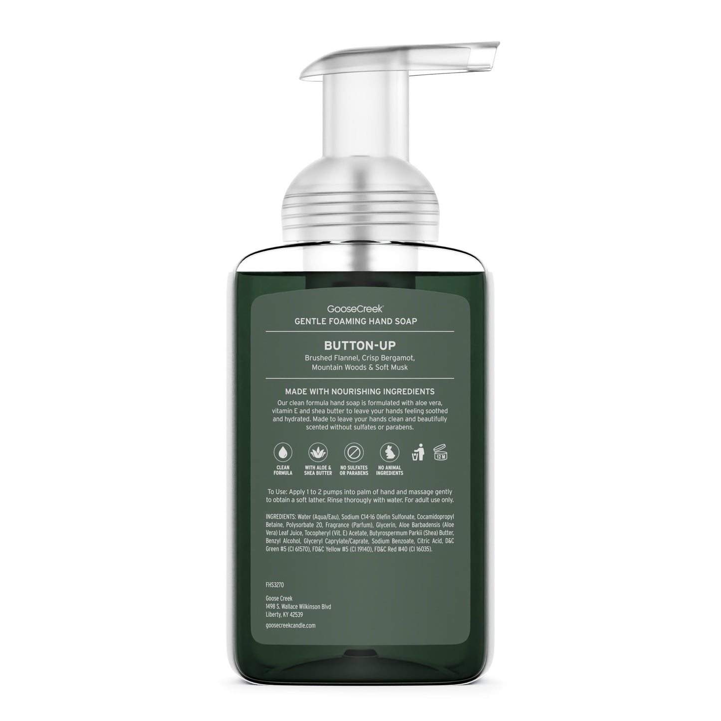 Button-Up Lush Foaming Hand Soap