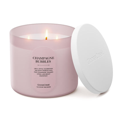 Champagne Bubbles Large 3-Wick Candle