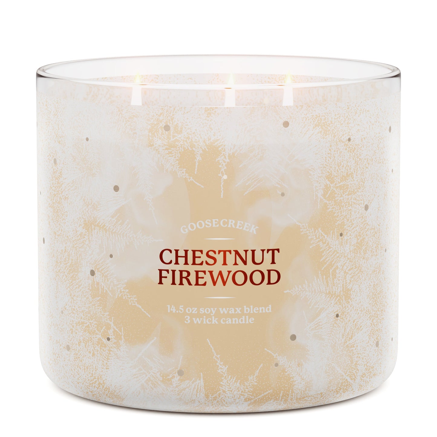 Chestnut Firewood  3-Wick Candle