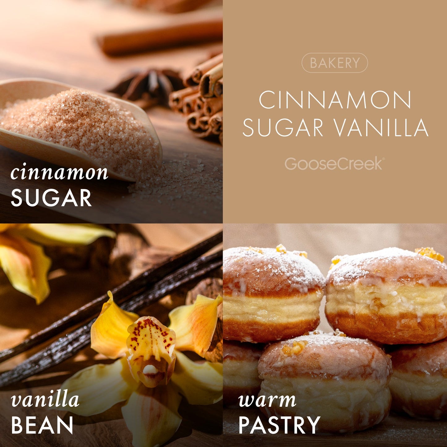 Cinnamon Sugar Vanilla 3-Wick Candle