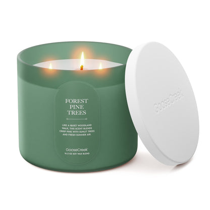 Forest Pine Trees 3-Wick Candle