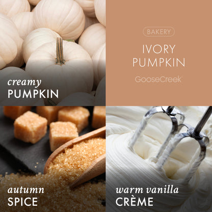 Ivory Pumpkin 3-Wick Candle