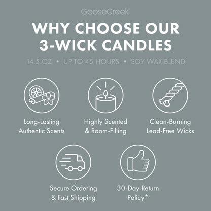 Mountainside Lake 3-Wick Candle