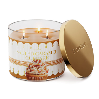 Salted Caramel Cupcake 3-Wick Candle