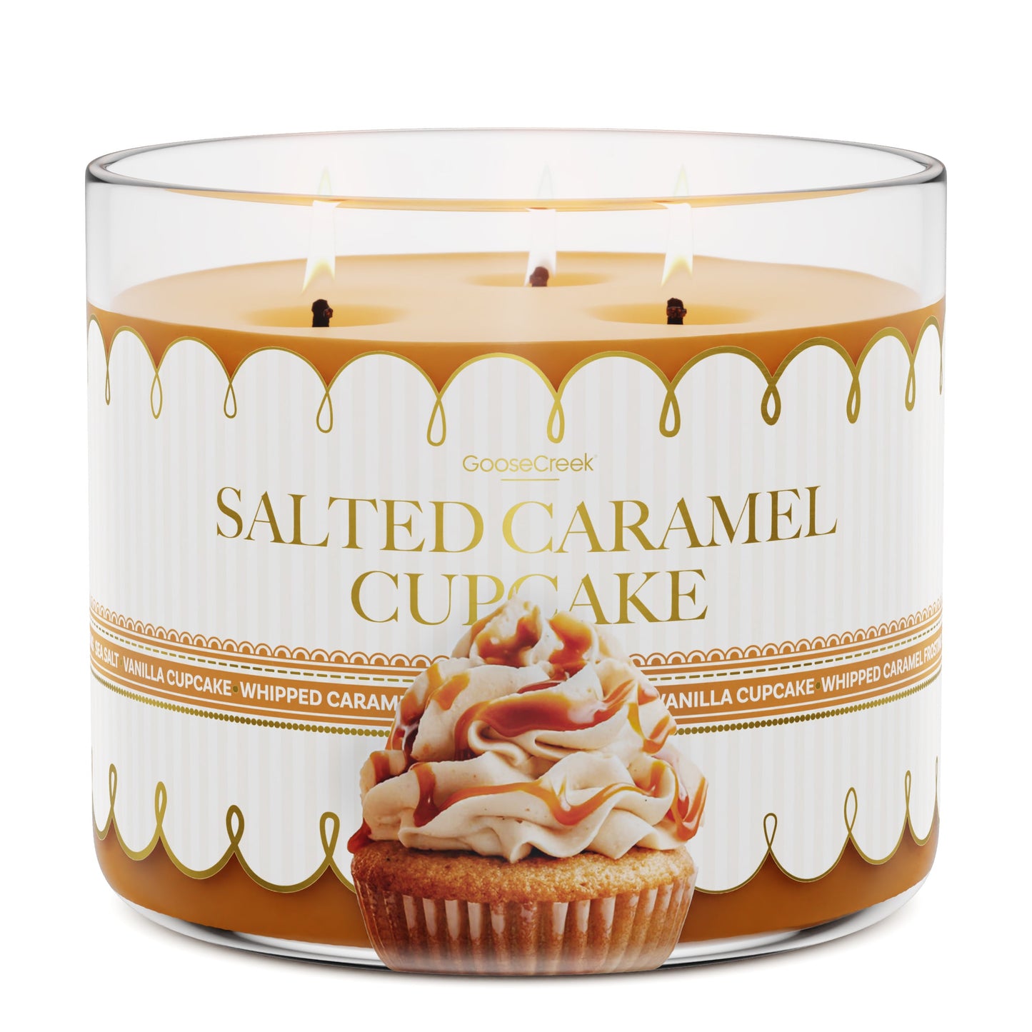 Salted Caramel Cupcake 3-Wick Candle