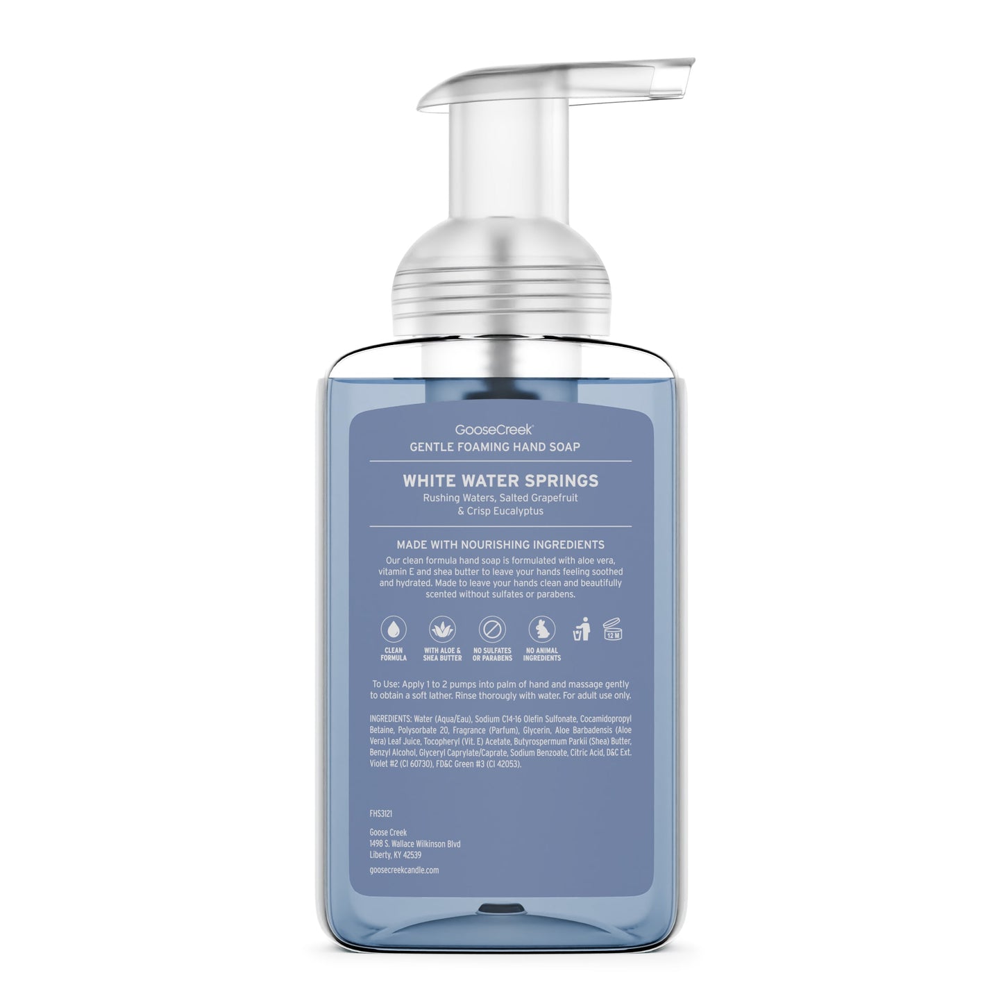 White Water Springs Lush Foaming Hand Soap